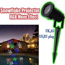 Led Снежинка dekoration Рождественский проектор светильник пейзаж лазерный сценический светильник s для наружного сада Двор праздник Рождество Свадьба