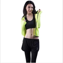3pcs/set SportsWear Sport Set Women jacket+vest+Fake two pieces Pants Tank Top Yoga Set Fitness Tracksuits Running Gym Sport Set