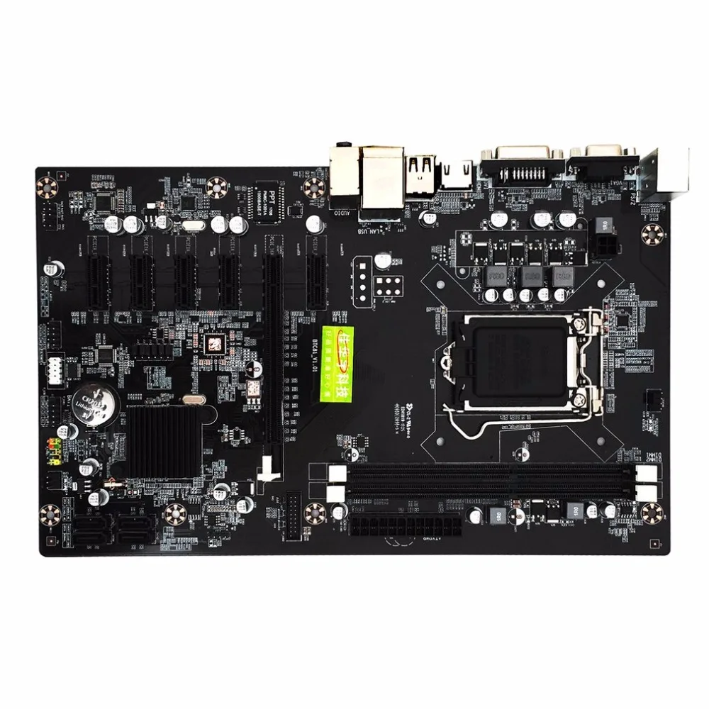 

H81 PRO BTC Motherboard 6-GPU Mining Rig LGA1150 CPU DDR3 Memory Type High Speed USB3.0 Ports Computer PC Mainboard