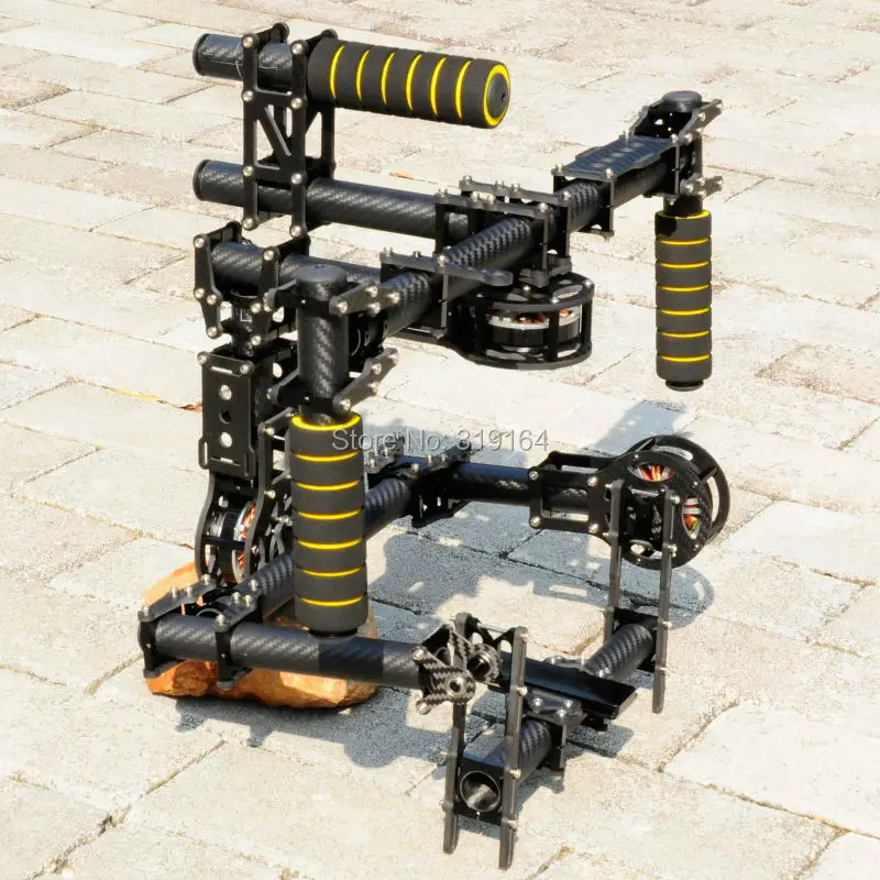 

DSLR 3 axis Brushless handle Gimbal Stablizer Camera Mount w/ motor & controller