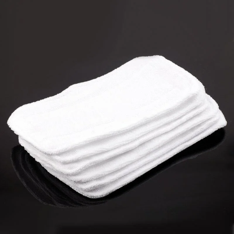 6pcs/set Household Cleaning Steam Mop Pads Machine Washable Microfiber Mop Pad Replacement for S3250 S3101 S3251 House Cleaner