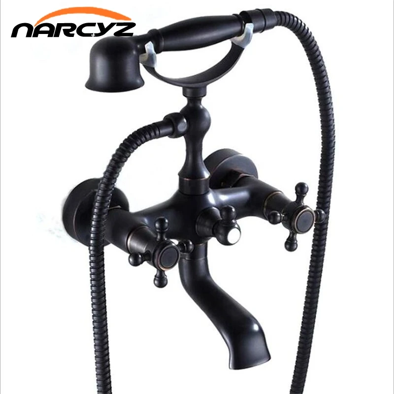 Buy Luxury Black Bathroom Faucet Bath Faucet Mixer Tap