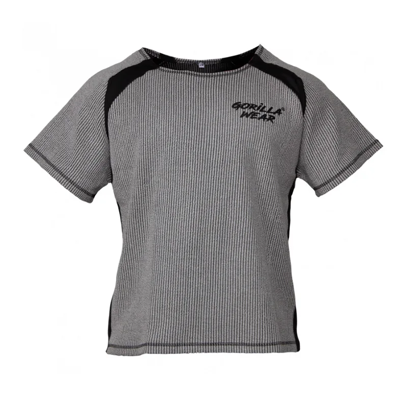 

New T-Shirt Men Gorilla Wear Summer Cool Tshirt Breathable Short Sleeve T Shirts Mens Gyms Fitness Bodybuilding Brand Clothing