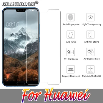 

100pcs Tempered Glass Toughen Guard For Huawei Honor 30 Pro 30S 20 Lite 20S 20i 9 9X 9I 9N Play 9A Premium Screen Protector Film