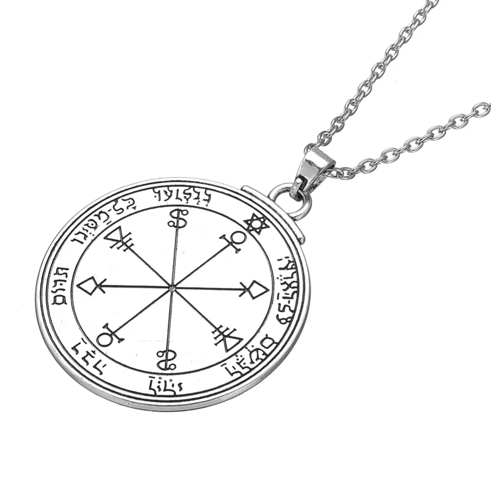 Лидер продаж цепочка с кулоном в форме талисмана из пентакли Луны|pentacle necklace|talisman