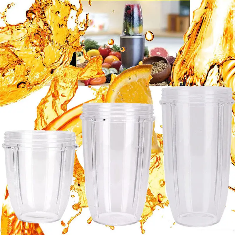 

Magic Juicer Cup Mug Clear Replacement For NutriBullet Nutri Bullet 18/24/32OZ/