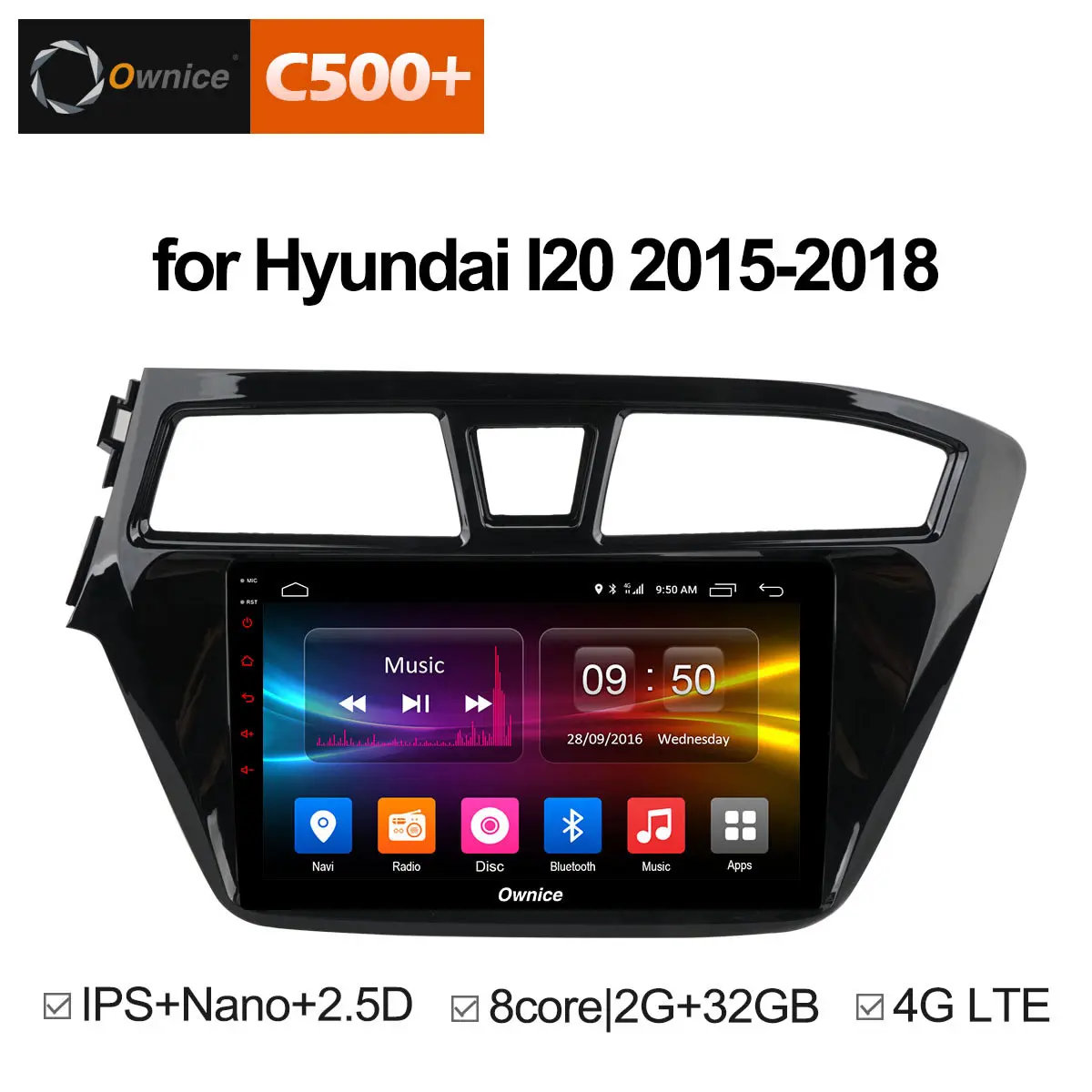 

Ownice C500+ G10 Octa Core Android 8.1 for HYUNDAI I20 2015 2016 2017 2018 Car DVD Player GPS Radio CD AUDIO Navigation PC 2G 4G