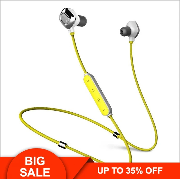 

Mifo I7 Bluetooth Sports Headphones Noise Cancelling Wireless Stereo Earphone IPX8 Waterproof Earbuds with Mic for Mobile Phone