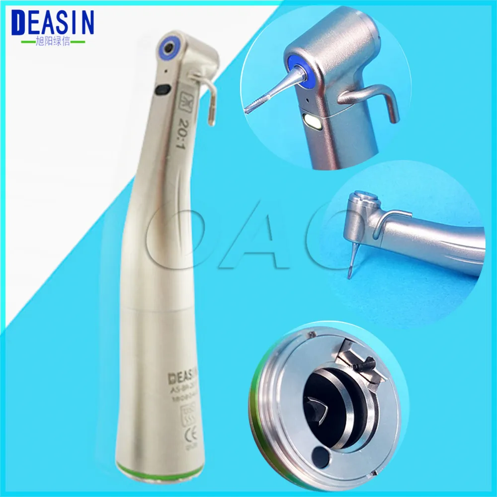 

High quality Dental MicroMotor Inner water way contra angle E-Type polish tool DEASIN 20:1
