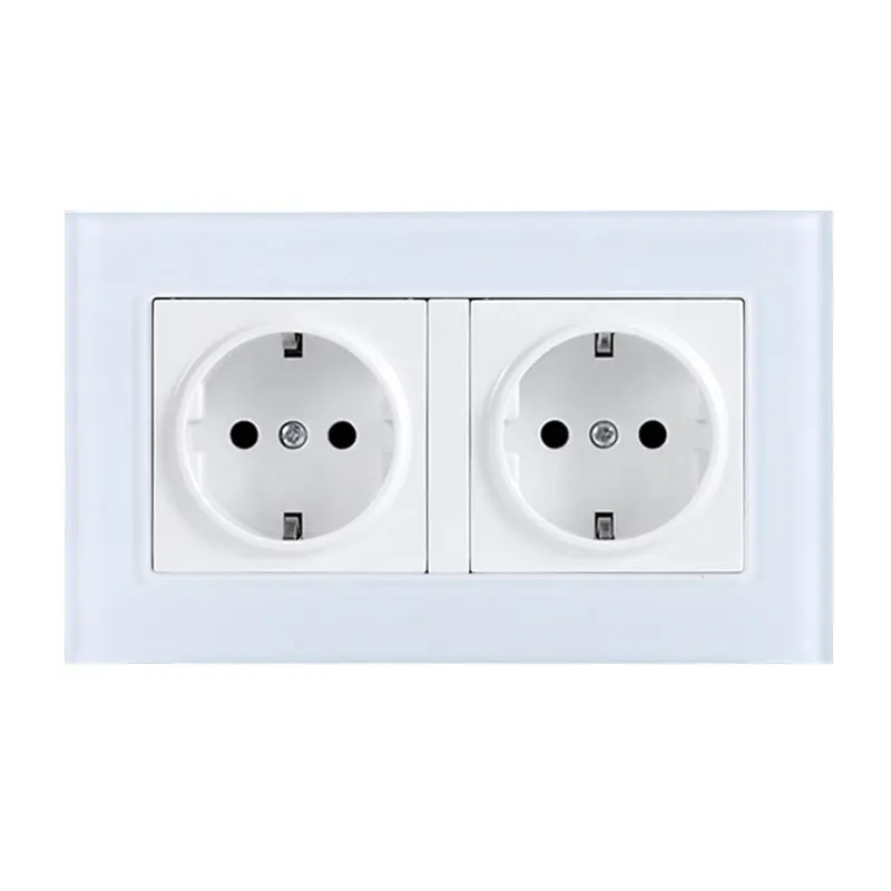 carregador de tomada de parede cristal temperado movel tomada eletrica 04