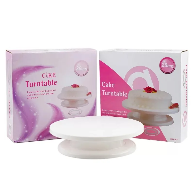 

Cake Base Cake Decorating Tools Rotating Cake Stand SugarCraft Turntable Platform Cupcake Swivel Plate Revolving Baking Tools