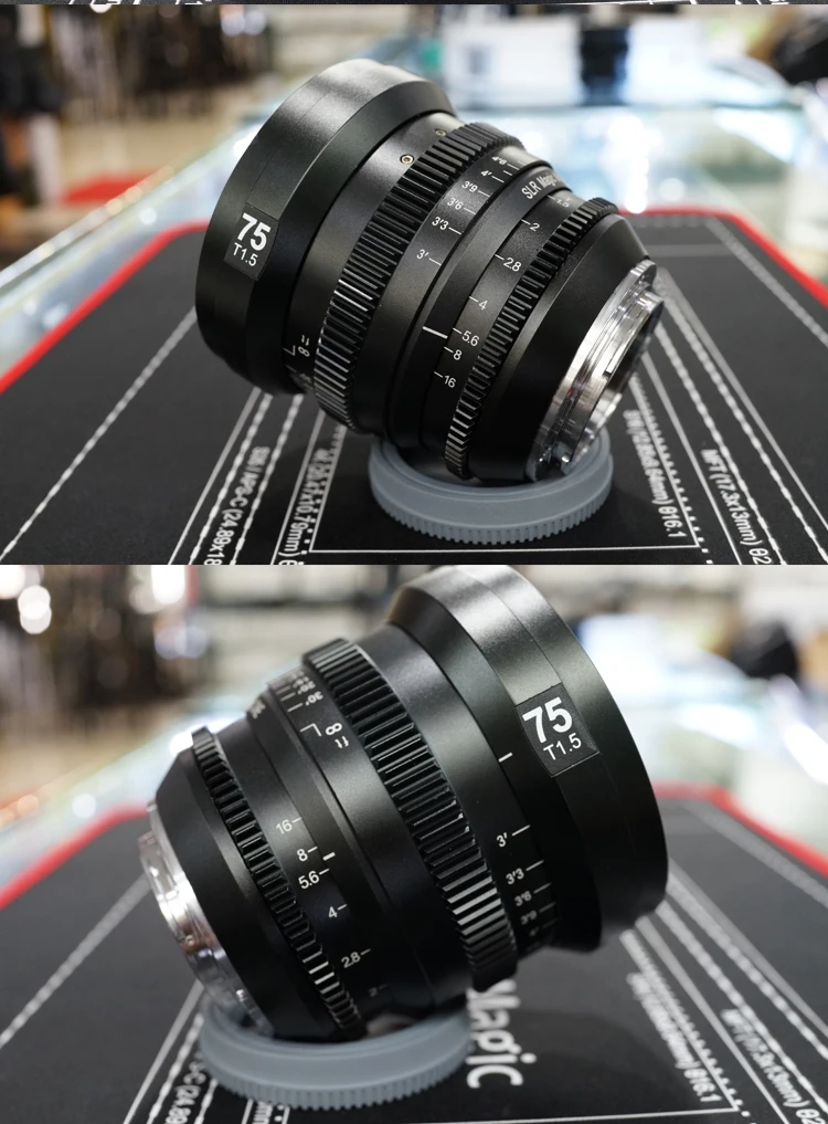 SLR Magic MicroPrime Cine 75 мм T1.5 Полнокадровый объектив для sony E-Mount камеры