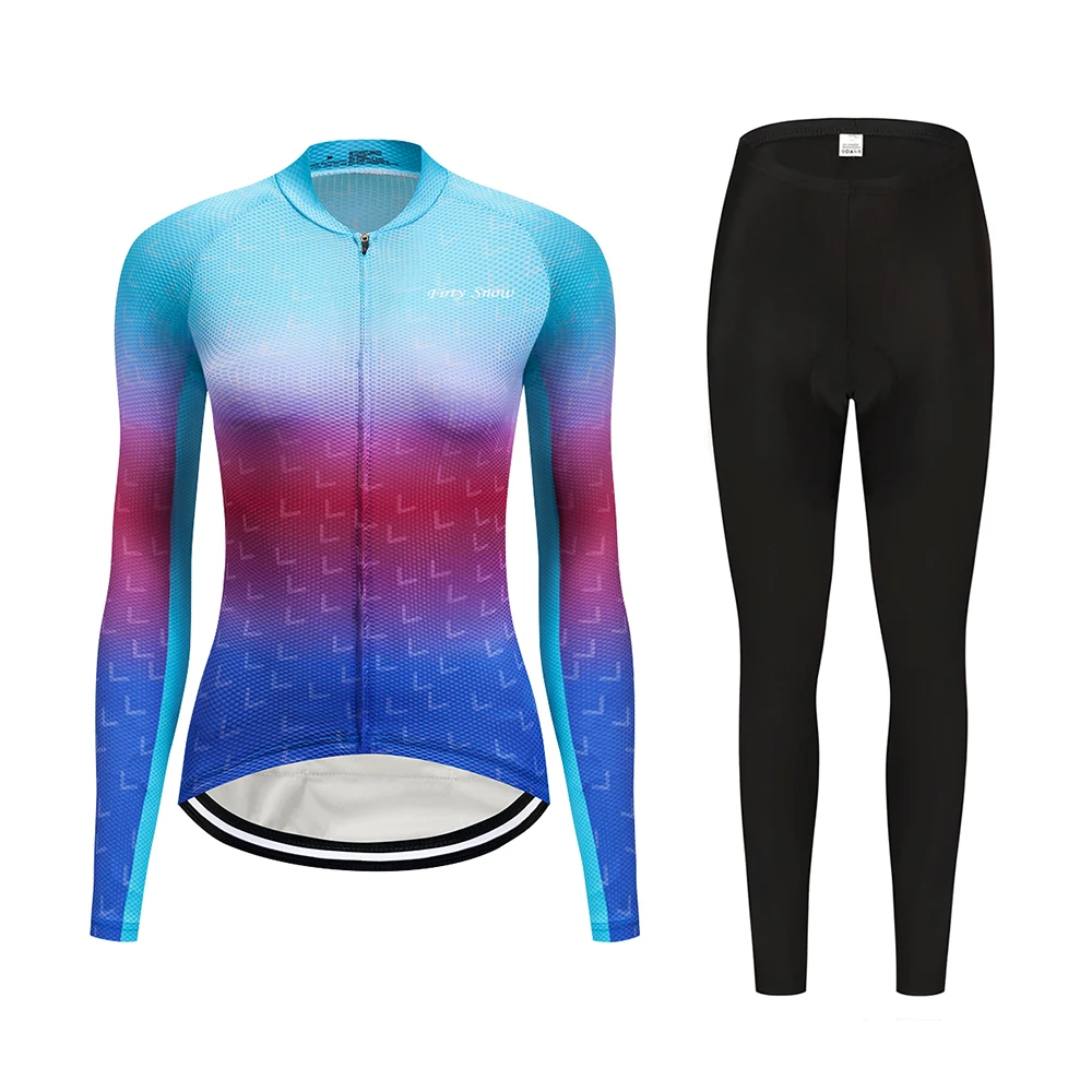 Зимний женский комплект одежды для гоночного велосипеда, термофлисовый костюм для велоспорта, одежда для велоспорта, комплект униформы для горного велосипеда, одежда для Майо