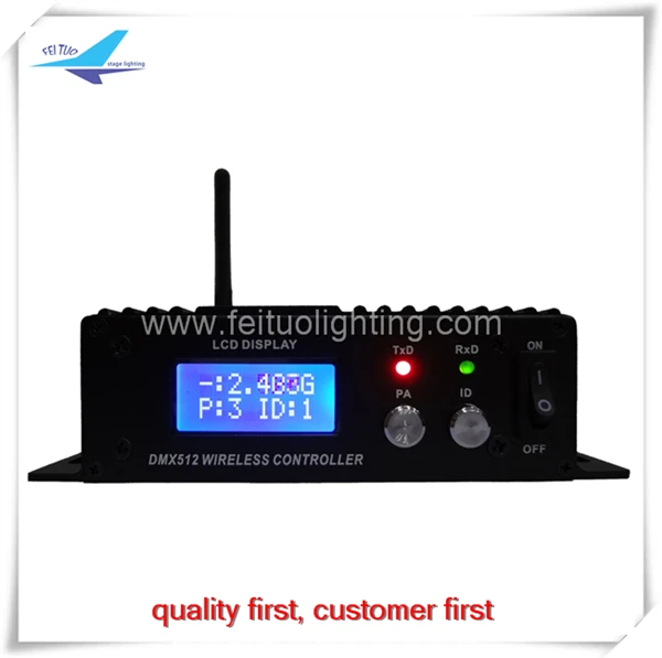 

free shipping 1pc DMX Controller LED Display DMX512 LED Stage Light Wireless Transmitter and Receiver