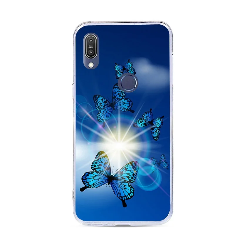 Чехол для Asus Zenfone Max Shot ZB634KL силиконовый мягкий чехол из ТПУ Plus M2 задняя крышка