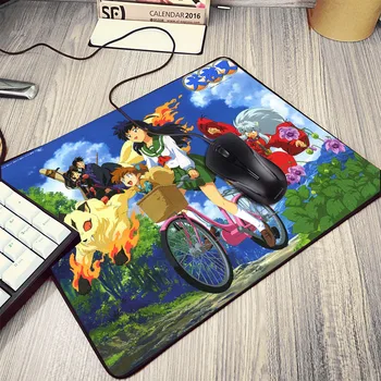 

Mairuige Hot Popular Anime Style Pattern Computer Mousepad Inuyasha Comfortable Soft Rubber Table Mat Mini Size Easy To Carry