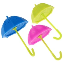 YIBO, креативный зонтик, ситечко для чая, пищевой силикон, мультяшный милый чайник, бытовой инструмент для чая, аксессуары для чая