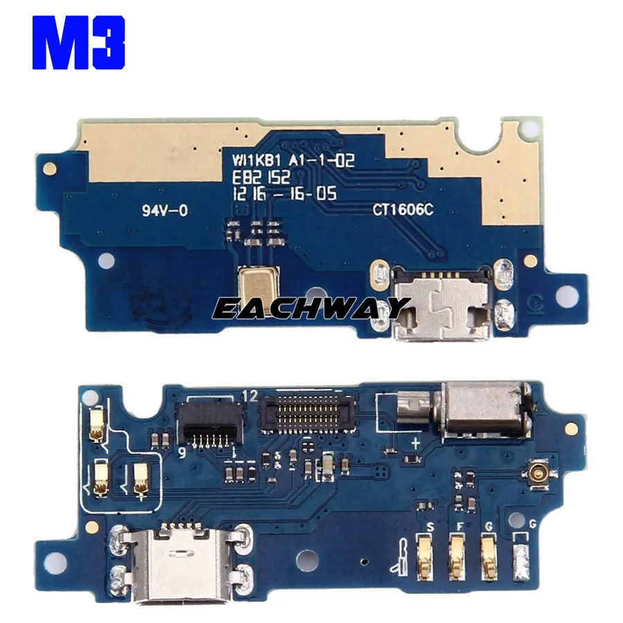 Meizu M1 M2 M3 M5 M6 Note U10 M3S Dock Port USB Charging Dock Charger Connector Plug Board Flex Cable Replacement Repair Parts (25)