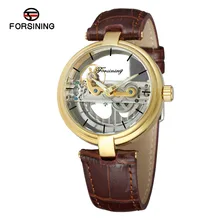 

Forsining New Arrival Top Brand Luxury Men's Watch Automatic Genuine Leather Strap Latest Design Wristwatch FSG9418M3