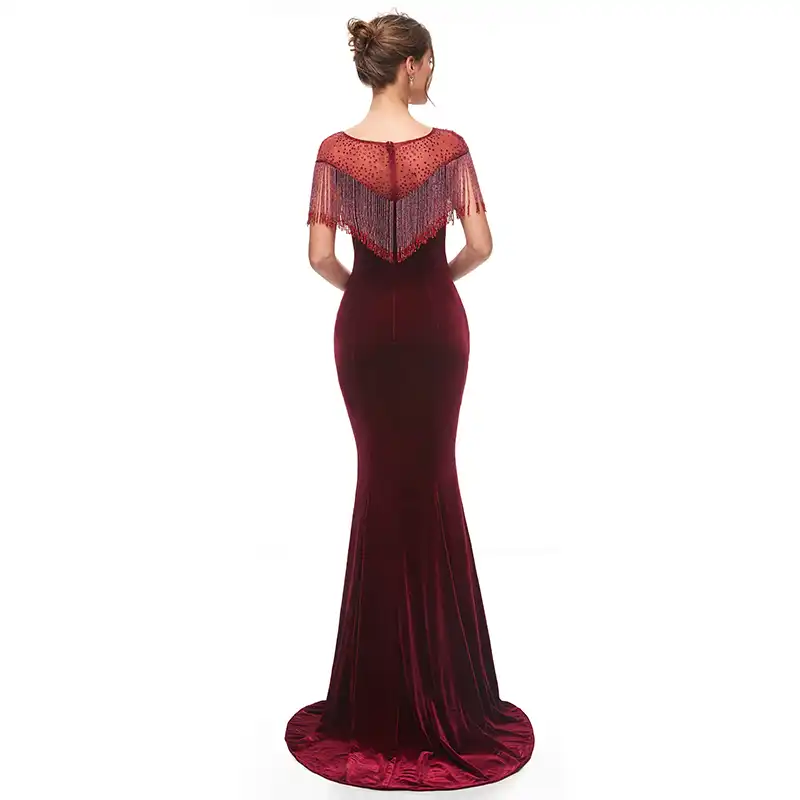 formal velvet gowns