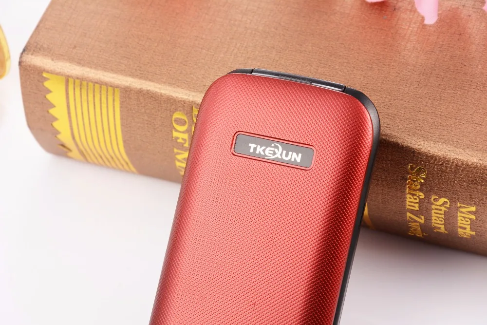 Дешевые флип мобильный телефон Fsmart TKEXUN E1190A 2 6 дюймов Quad Band GSM 1000 мАч Bluetooth FM радио