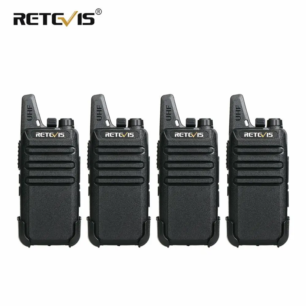 4pcs Retevis RT22 Integrated Antenna Walkie Talkie 2W UHF VOX CTCSS/DCS Dustproof Handheld Hf Radio Amateur Radio Communicator 4pcs Retevis RT22 Integrated Antenna Walkie Talkie 2W UHF VOX CTCSS/DCS Dustproof Handheld Hf Radio Amateur Radio Communicator