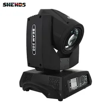 Быстрая Светодиодный луч движущаяся головка 5R луч 200 Вт сенсорный экран луч звук-активный 16/20 каналов для шоу музыки большой концертный