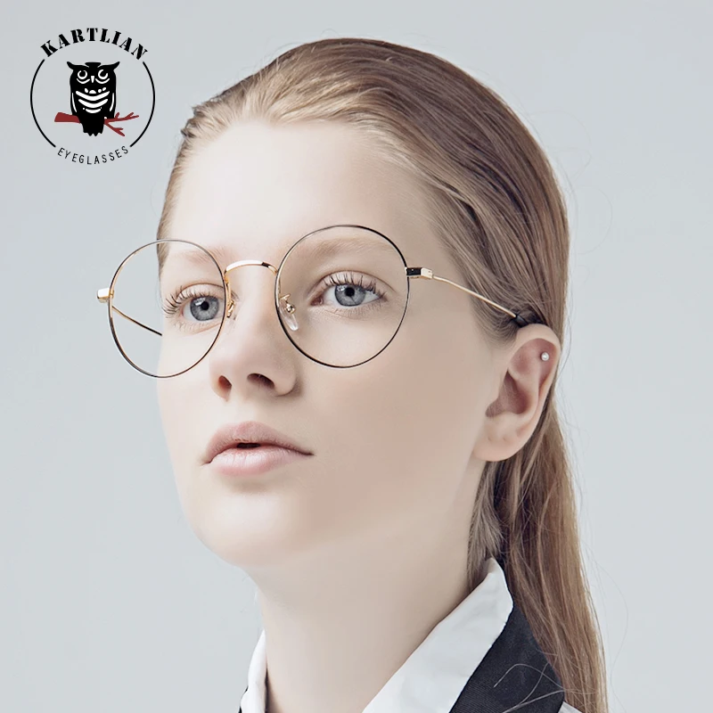 Buy Kartlian alloy frame glasses optical eyeglasses