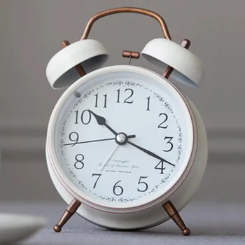 

Retro Needle Metal Alarm Clock Watch Mechanism Quartz Antique Style Pow Patrol Classic Snooze Alarm Clock Speaker Decor 6NZ013