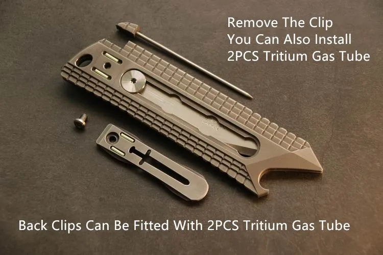 EDC One Ultra-thin And Lightweight Titanium Alloy Utility Knife 2 Generations One-hand Opening And Closing  M390 Steel