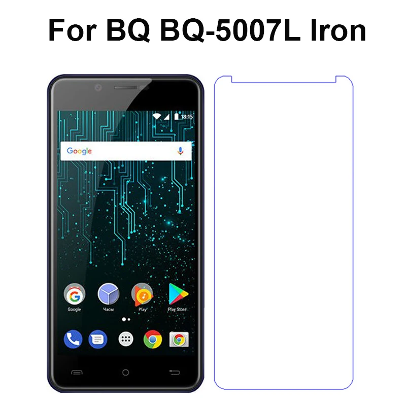Защитная пленка из закаленного стекла для смартфона BQ Iron Max 5507L защитный чехол