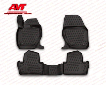

Floor mats for VOLVO S60 2013- 4 pcs rubber rugs non slip rubber interior car styling accessories