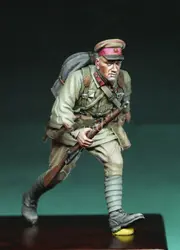 Весы модели 1/35 советский сержант из РККА Солдат Рисунок исторические Второй мировой войны Смола Модель Бесплатная доставка