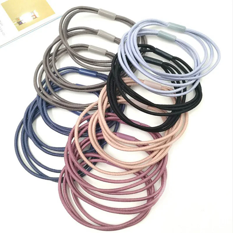 Buy 20 PCS/Lot Hot Sale Girls Colorful Elastic Hair