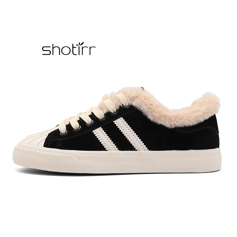 

New Winter Women Shoes Warm girl Sneakers Girls Sports Shoes Leisure Casual Breathable Running shoe leather ladies Boots