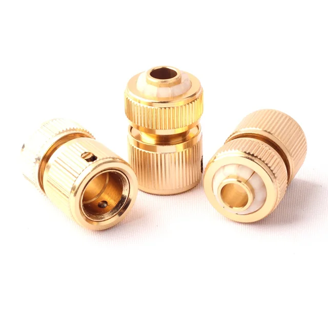 1/2 "Alumínium Gyors Csatlakozó Vízcsap Csatlakozók Kert Öntöző Tömlő Ízületi Szerelvények Növény Öntözés 16 Mm -Es Adapter - Image 6