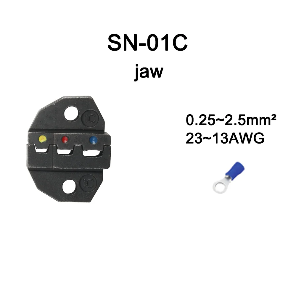 Мини Европейский Стиль штампы наборы для SN обжимные плоскогубцы серии ручной обжимной инструмент SN02WF SN06WF SN06WFL SN16WF SN01C SN02C SN0725