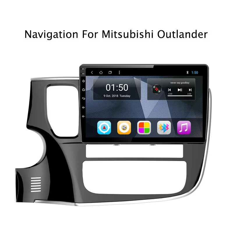 Excellent NAVITOPIA 10.1inch 2G RAM 32G ROM Android 8.1 Car DVD GPS Navigation for Mitsubishi Outlander 2013 2014 2015 2016 2017 2018 0