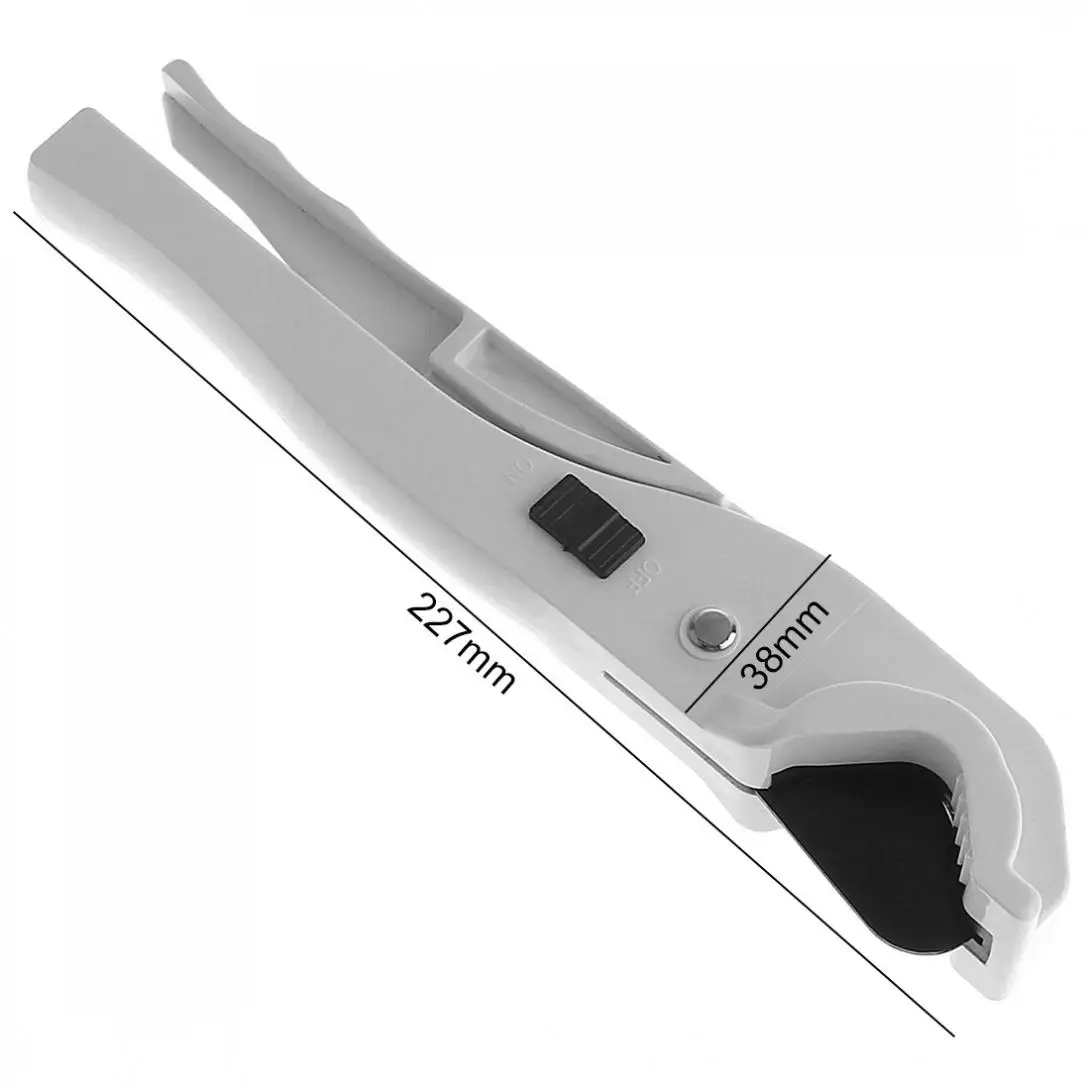 9 дюймов ПВХ/PPR трубки резак ножницы с фиксированным кронштейном и переключателем для пластиковых труб/другой материал резки