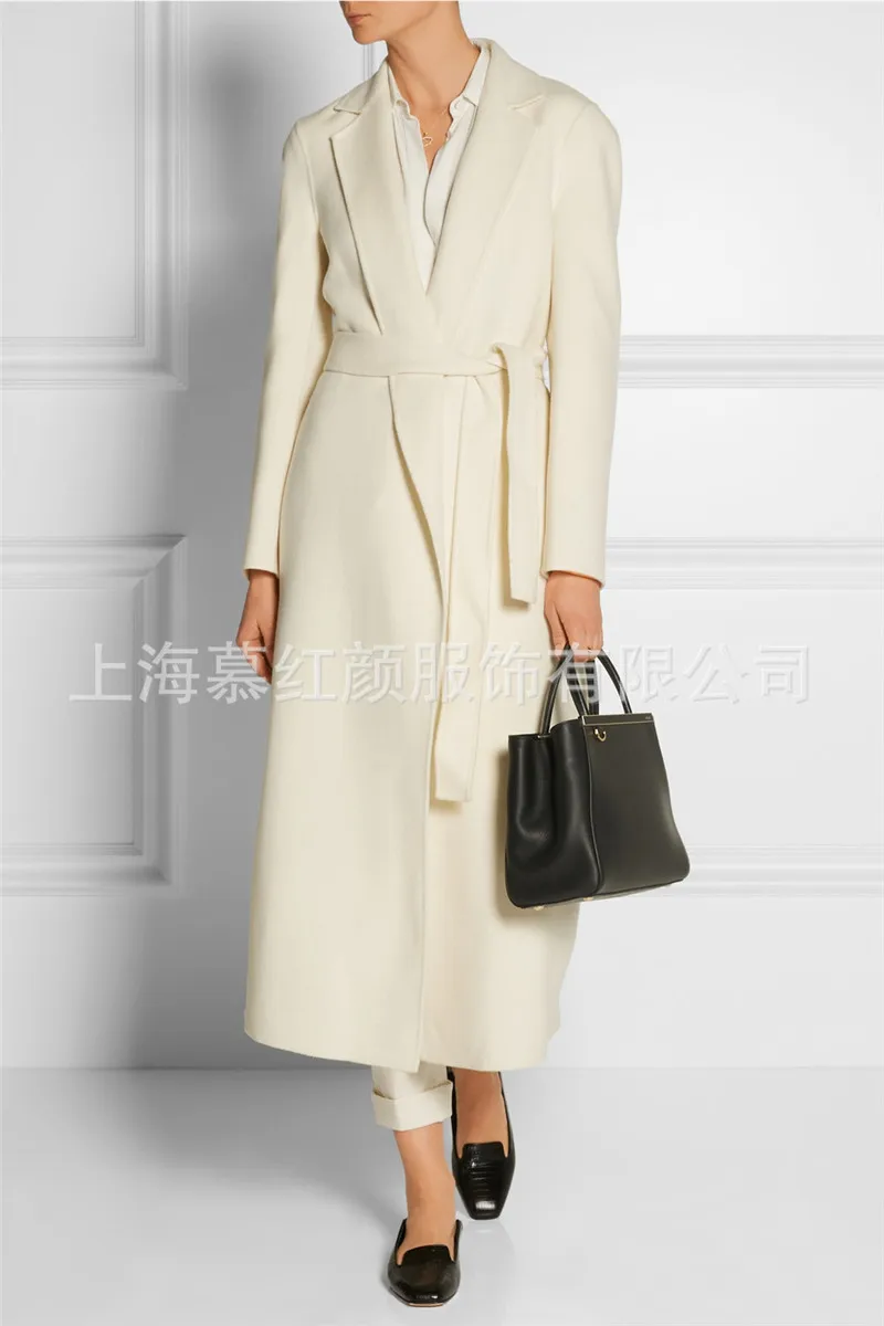 Женское зимнее шерстяное пальто винтажная элегантная одежда Camel OL модная верхняя одежда длинное женское пальто плюс
