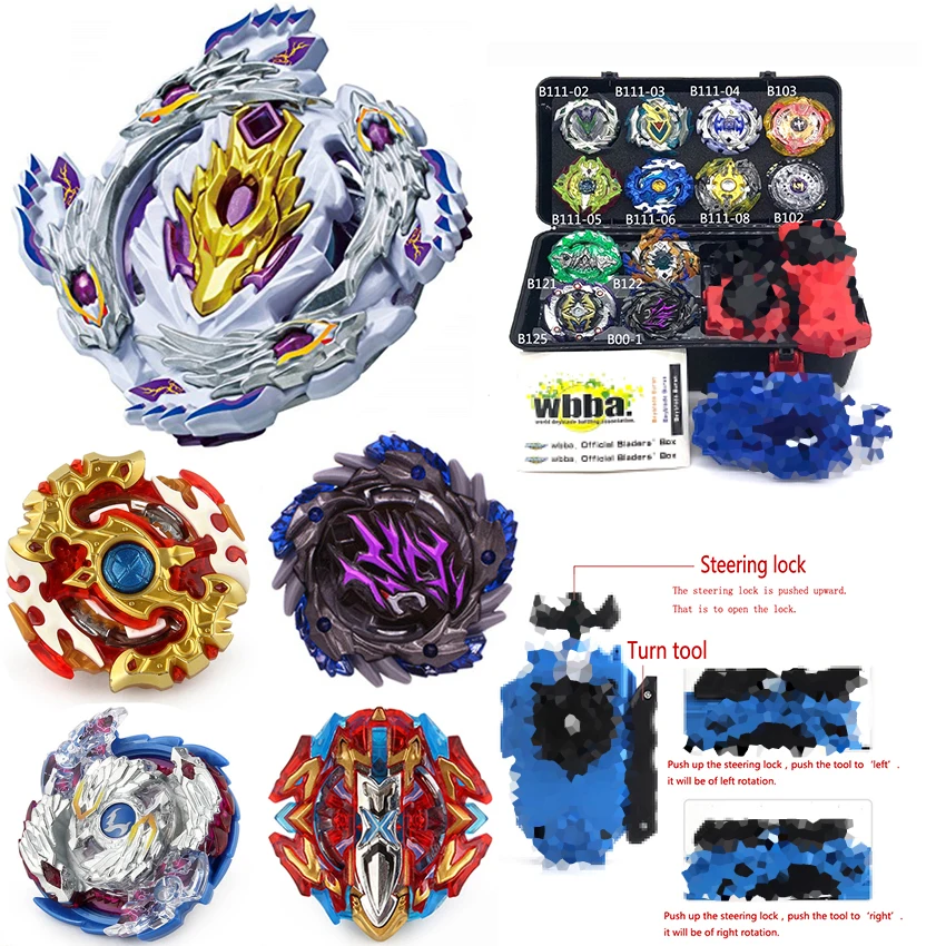 Toupie Beyblades Metal Fusion Beyblades Set Storage Box Top Beyblade burst bey 4D With Launcher Bey blade Toys For Children Boys