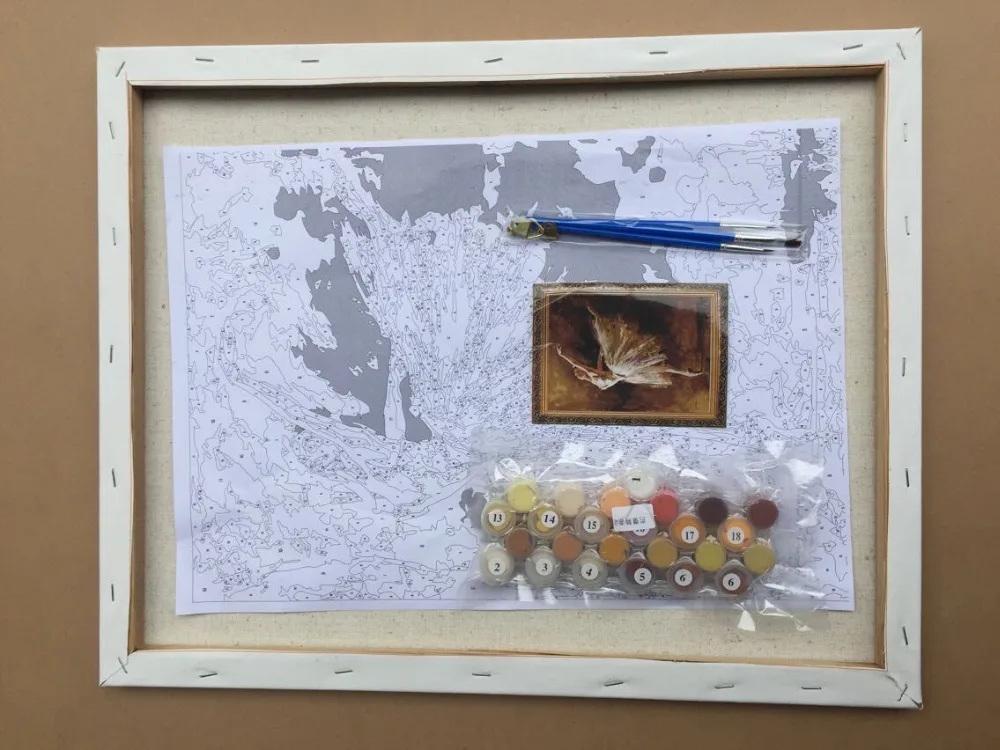 Набор для рисования по номерам на холсте слон с животными|elephant oil painting|oil paintingpainting