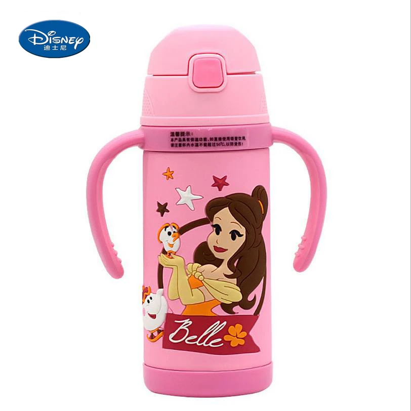 

Disney 3D image mickey minnie handgrip baby vacuum insulation bottle 380ml