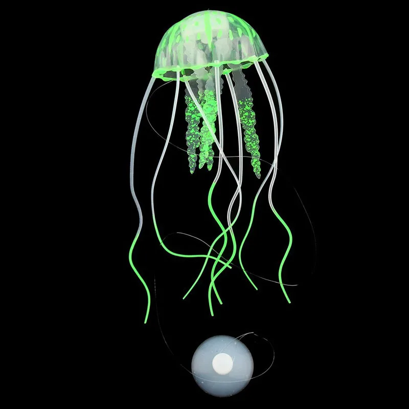 5CM Glowing Effect Artificial Jellyfish Fish Tank Aquarium Decoration
