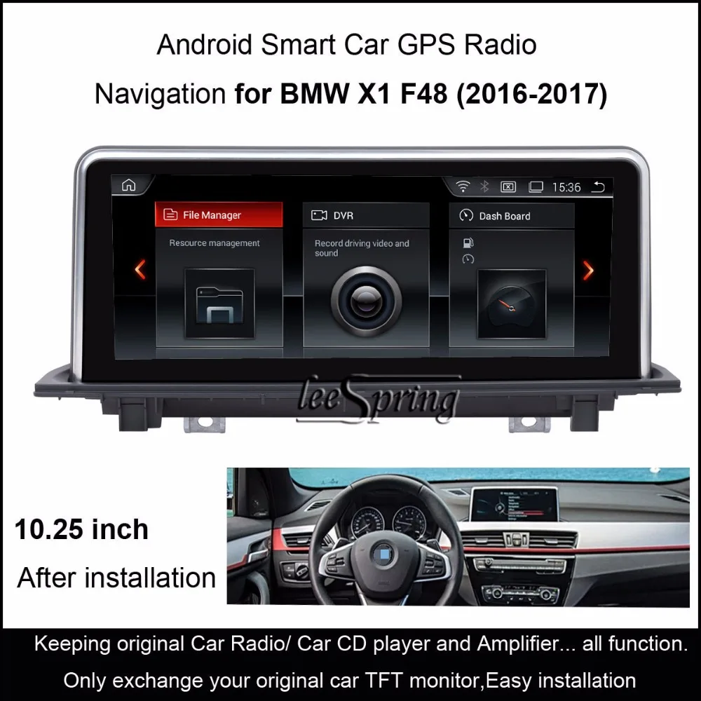 10.25"Touch Android 4.4 Car GPS Navigation for BMW X1 F48 (2016 2017) Radio Audio Stereo MP5 Player Bluetooth WiFi Mirrorlink-in Car Multimedia Player from ...