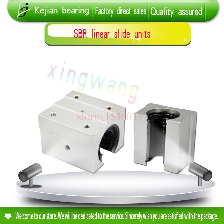 

Free shipping SBR20UU 20mm Linear Ball Bearing Block CNC Router