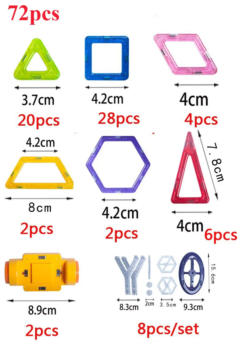 72pcs