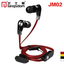 Original Langsdom JM02 In ear Earphone, stereo Headset HI-FI bass 3 colors with micphone For IOS&Android phone MP3 MP4