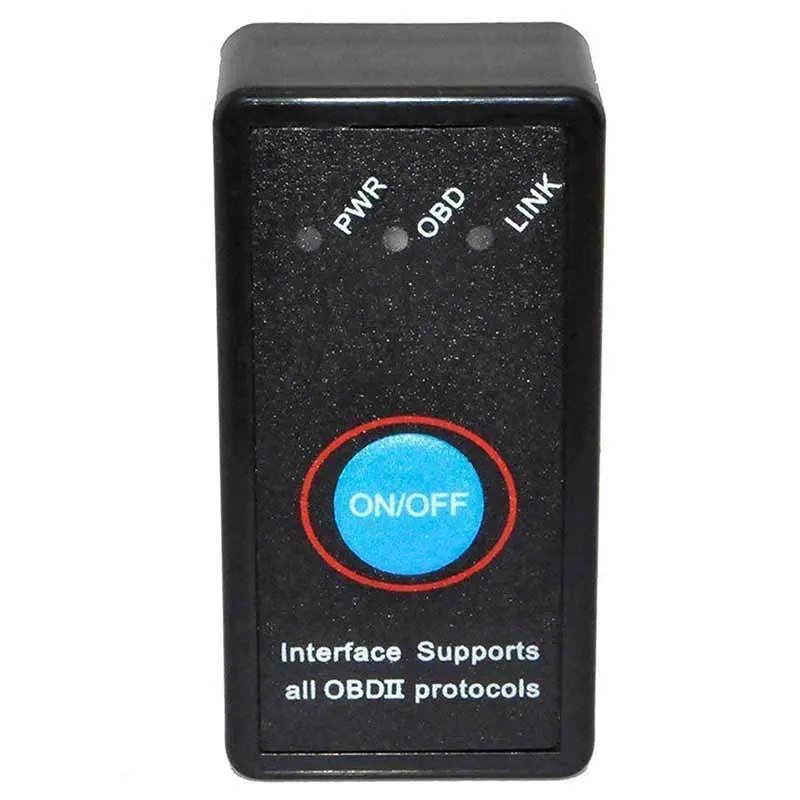 JX-LCLYL ELM327 V1.5 Bluetooth OBDII OBD2 Diagnostic Scanner Tool with Power Switch