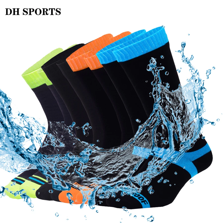 

New Professional Waterproof Sports Socks Men Women Outdoor Fishing Running Hiking Camping Socks Windproof Skiing Cycling Socks